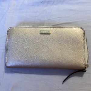 Kate Spade Rose gold wallet